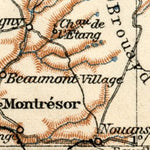 Châteaux de la Loire district map, 1913
