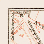 Chambéry city map, 1913 (1:14,000)