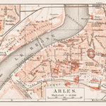 Arles city map, 1913 (1:13,300)