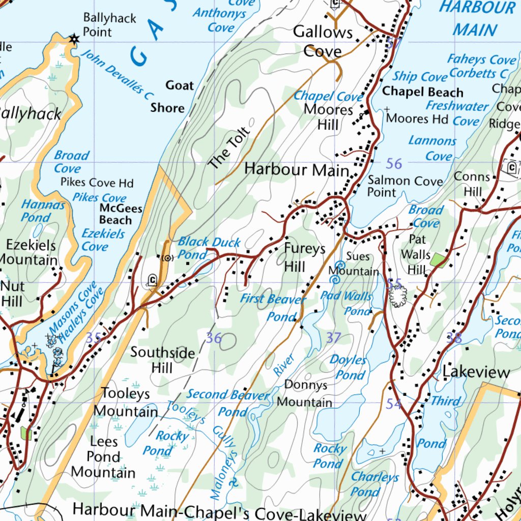 Holyrood, NL (001N06 CanTopo) Map by Natural Resources Canada Avenza Maps