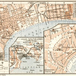 Baku (Баку, Bakı) city map, 1914