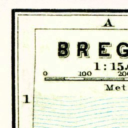 Bregenz town plan, 1913