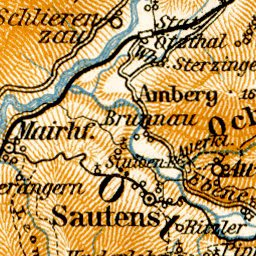 Bavarian, Lechtal and Innental Alps from Füssen to Landeck and Umhausen, 1906