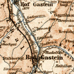 Gastein Valley and East Tauer mountains, 1906