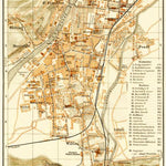 Innsbruck town plan, 1906 (first version)