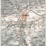 Innsbruck environs map, 1910