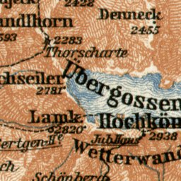 Königssee and environs, Salzach and Salzach Valley, 1906