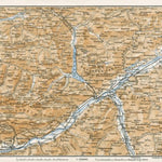 Map of the Lower Inn Valley - Unterinnthal, 1906