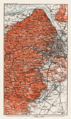 Vienna (Wien) environs, 1910