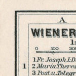 Wiener Neustadt town plan, 1911