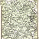 Compiègne Forest (Forêt de Compiègne) map, 1931