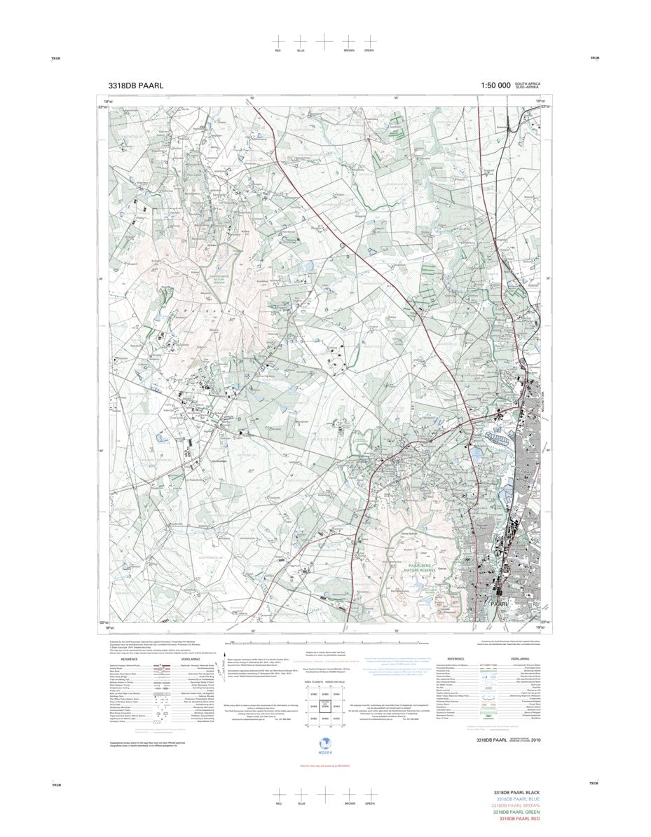 3318DB PAARL Map By Chief Directorate National Geo spatial Information 3318db-paarl-map-by-chief-directorate-national-geo-spatial-information