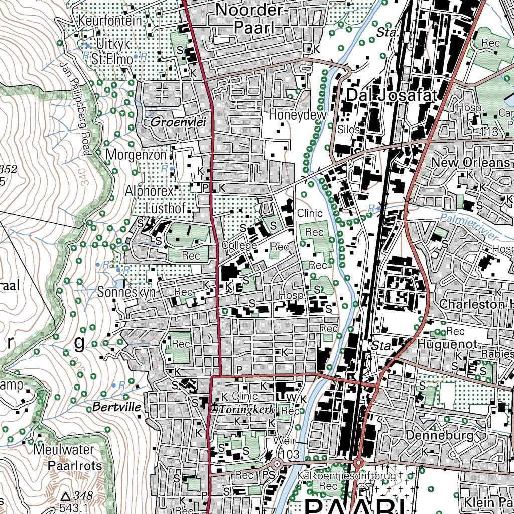 3318DB PAARL Map By Chief Directorate National Geo spatial Information 3318db-paarl-map-by-chief-directorate-national-geo-spatial-information