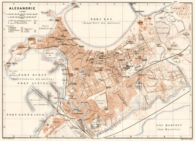 Alexandria town plan, 1911