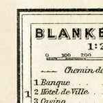 Blankenberge town plan, 1909
