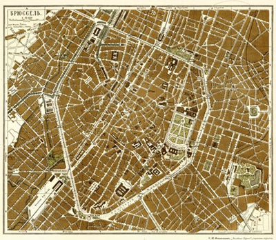 Brussels (Брюссель, Brussel, Bruxelles), 1903