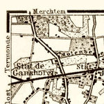 Brussels and environs map, 1903