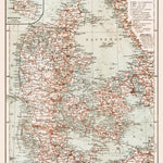 Denmark General Map, 1931