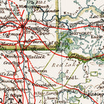 Railway map of Southern Canada, 1907