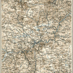 Karlový Vary environs map, 1908