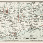 South Finland map, 1929