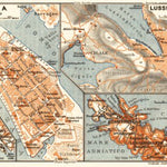 Maly Lošinj environs map, 1911