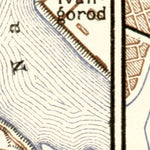 Narva town plan, 1914