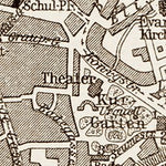 Teplitz (Teplice) town plan, 1903