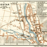 Mostar town plan, 1929