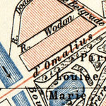 Namur town plan, 1908