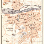 Philippopel (Plovdiv, Пловдивъ) town plan, 1906
