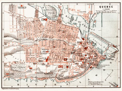 Quebec town plan, 1907