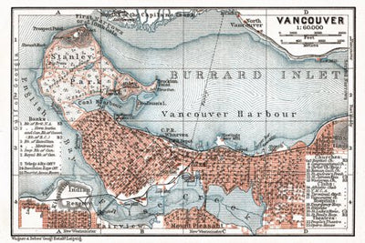 Vancouver town plan, 1907