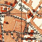 Teplitz (Teplice) town plan, 1913