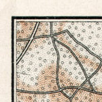 Tetschen (Děčín) and environs map, 1910