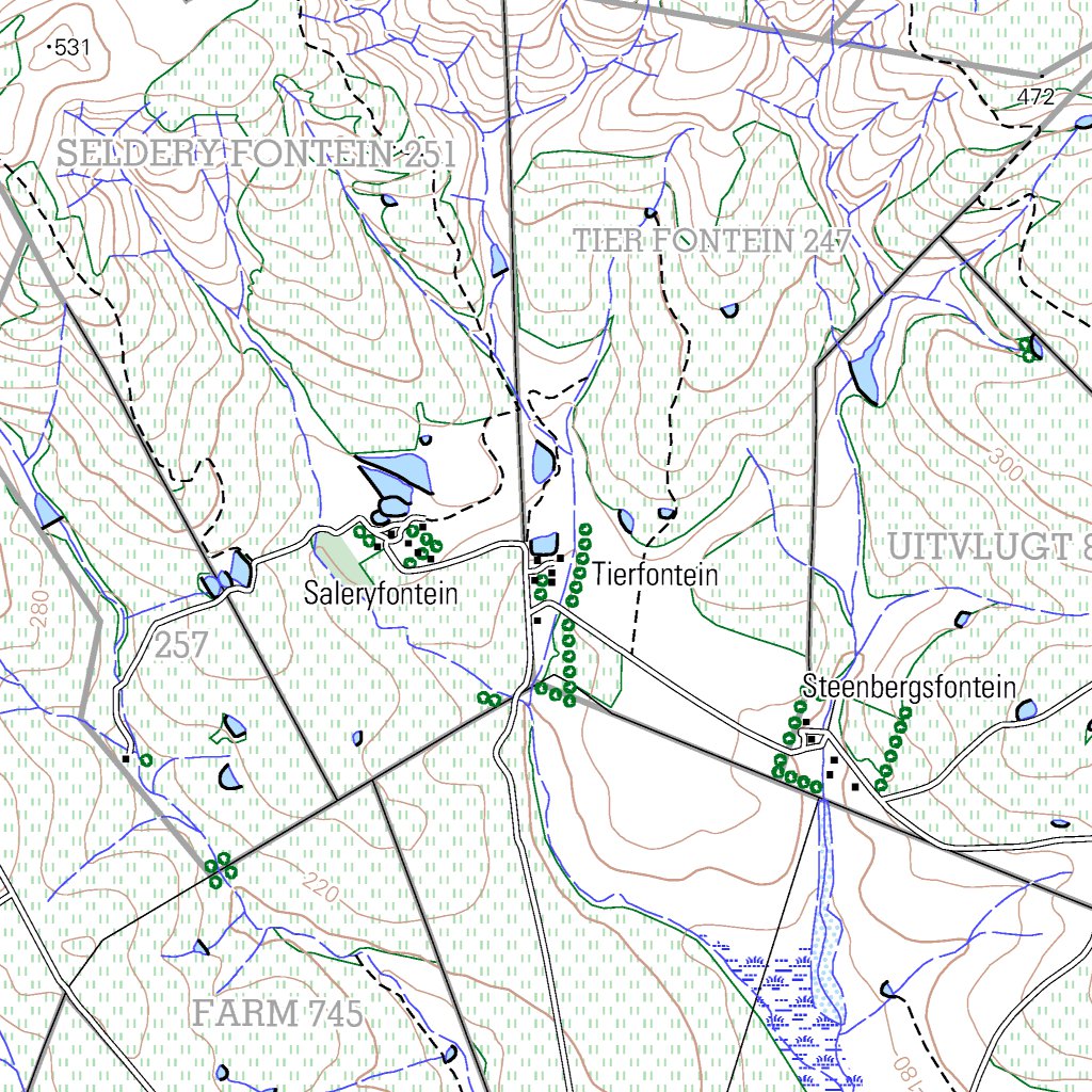 3419AB CALEDON (4th Edition) Map by Chief Directorate: National Geo ...