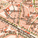 Bonn city map, 1927