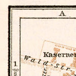 Flensburg city map, 1911