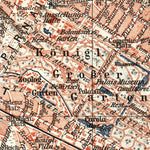 Dresden and nearer suburbs map, about 1910