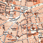 Frankfurt (Frankfurt-am-Main) city map, 1906