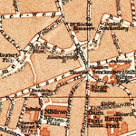 Frankfurt (Frankfurt-am-Main) city map, 1905
