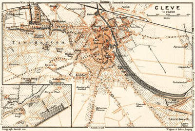 Cleve city map, 1905