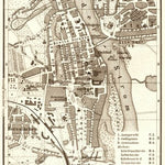 Frankfurt (Oder) city map, 1887