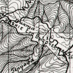 Gagra Manor (გაგრა) Hiking Map, 1914