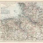 Germany, northewestern provinces of the northern part. General map, 1906