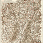 Germany, southwestern provinces. General map, 1906