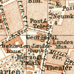 Dessau city map, 1911