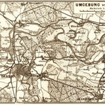 Dessau and environs map, 1887