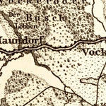Dessau and environs map, 1887