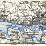 Hamburg and environs map, 1887